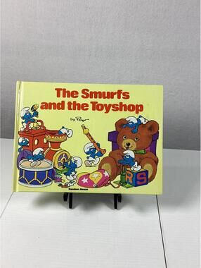 The Smurfs And The Toyshop 1984 1ST Edition Random House Hardcover